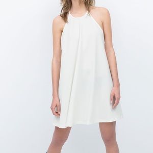 Zara Black Halter Mini Dress